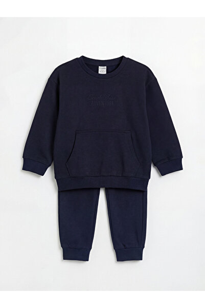 LC Waikiki Tracksuit Set with Crew Neck for Boys