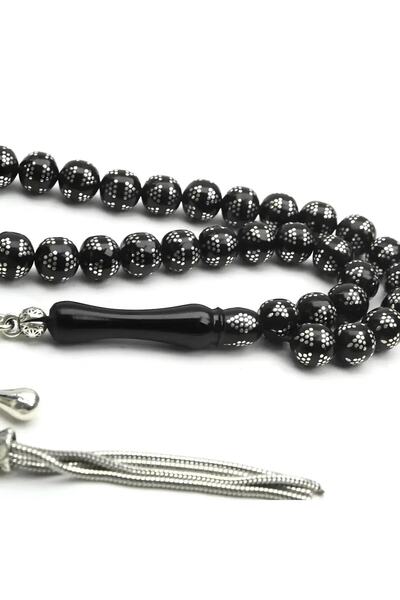 BlackCraft Triangle Model Double Row Fishhook Stone Rosary