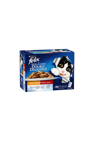 Purina One Purina Felix As Good As It Looks Doubly Delicious Meat Selection W...