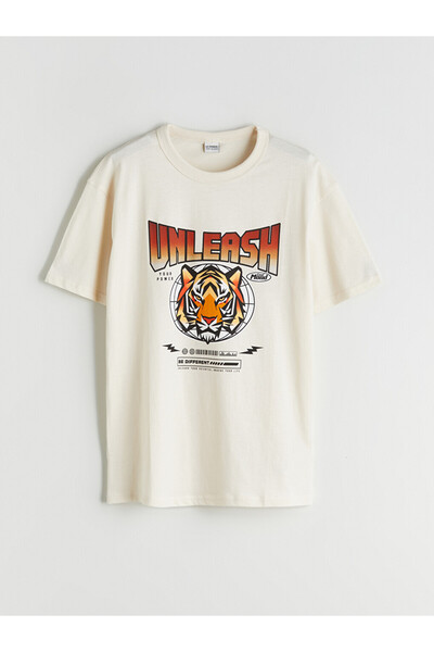 LC Waikiki Printed T-Shirt for Boys