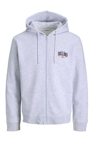 Jack & Jones Ανδρικό φούτερ με στάμπα στο στήθος και κουκούλα, κανονική εφαρμ...