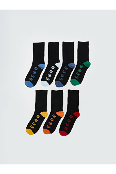 LC Waikiki Patterned Ankle Socks for Boys, 7 Pack