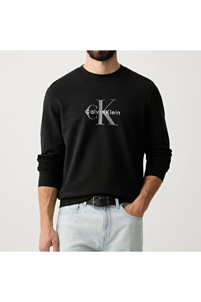 Calvin Klein Μπλούζα CL LS 350TERRY MNLG CN SWTSHRT