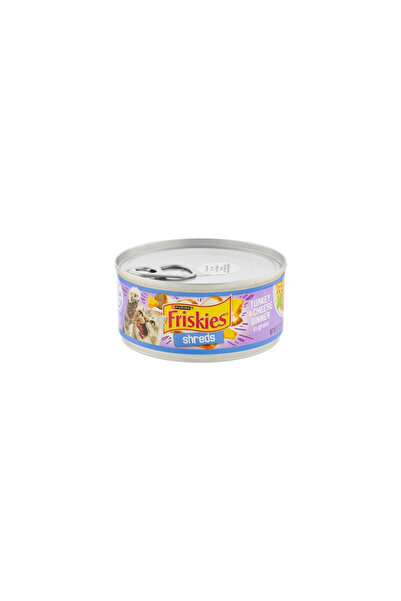 Purina One Purina Friskies Wet Cat Food Shreds with Turkey & Cheese in Gravy