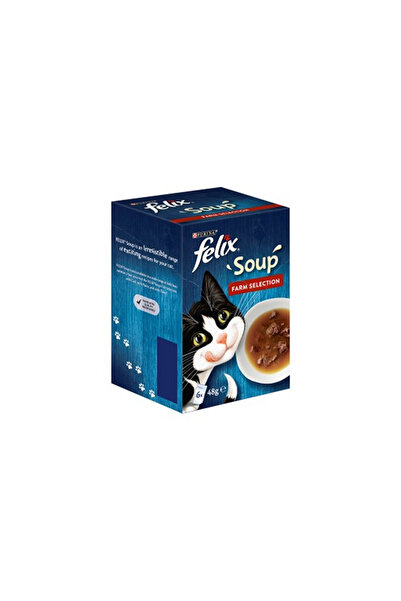 Purina One Purina Felix Soup Farm Selection Wet Food with Beef, Chicken & Lam...