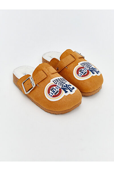 LC Waikiki Faux Suede Baby Boys' Slippers