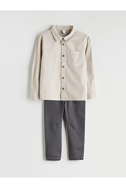 LC Waikiki Basic Boys' Shirt and Trousers 2 Pack