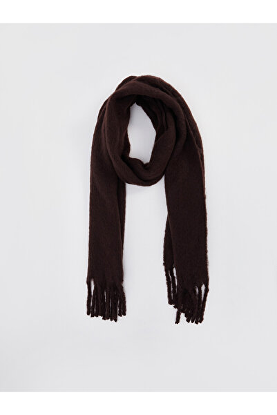 LC Waikiki Plain Scarf with Tassels for Women