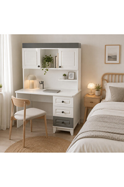 Koza Stella %100 MDF Çekmeceli Çalışma Masası