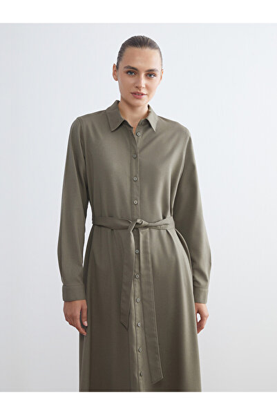 LC Waikiki Belted Shirt Dress