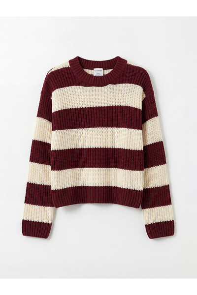 LC Waikiki Crew Neck Girls' Knitwear Sweater