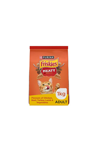 Purina One Purina Friskies Meaty Grill Dry Food Meat, Poultry & Vegetable Fla...