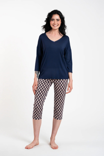 Other Pijamale de damă Milda cu mâneci 3/4, pantaloni 3/4, mărimea M