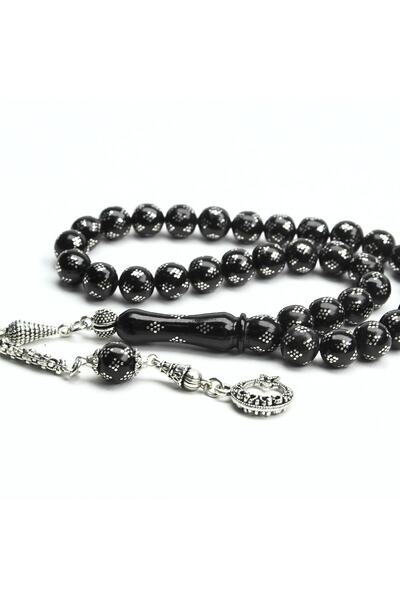 BlackCraft Multi-Pyramid Processing Oltu Stone Prayer Beads