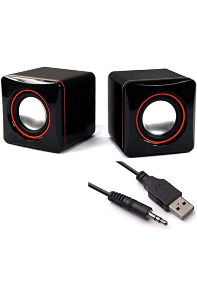 Azemax USB 2.0 Hoparlör 1+1 Usb 2.0 Taşınabilir Usb Speaker