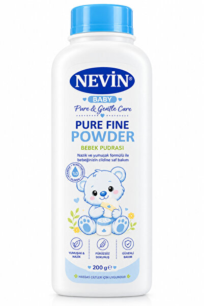 nevin Bebek Bakım Pudrası Hassas Koruma 200 GR 2'Lİ SET