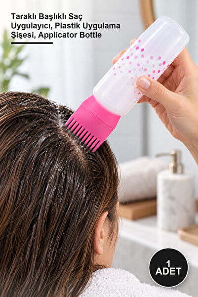 Yenilig 1 Piece Comb-Headed Hair Application Bottle – Hair Applicator with Co...