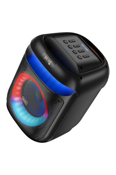 Hoco Φορητό Ηχείο HA 13, Bluetooth, 1 x 60 W, 2 Ασύρματα Μικρόφωνα, Κάρτα TF,...