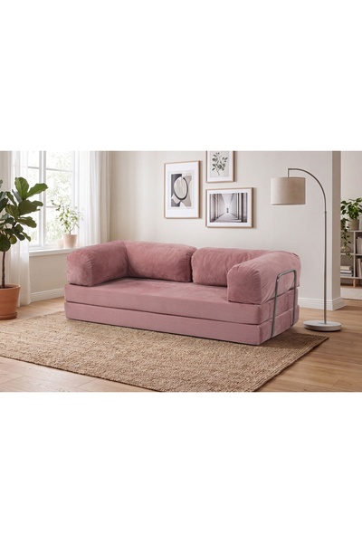Vivense LİNA ÇOK AMAÇLI YATAKLI AKTİVİTE KOLTUĞU, PEMBE, 80X160