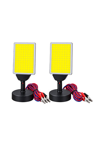 Generic Brand 12V LED CAMPING LIGHT 50W, MAGNETIC BASE, BATTERY CLIPS, HIGH B...