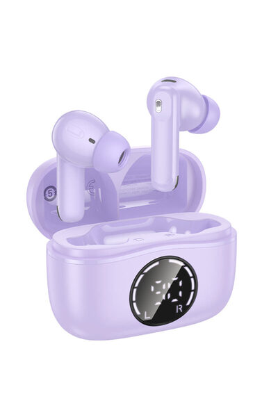 Hoco Bluetooth Handsfree Singer EQ 22, TWS, ANC+ENC, BT 5.4 - Μωβ