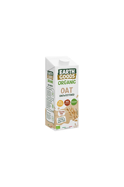 Earth Goods Organic Unsweetened Oat Milk - vegan, gluten free, no added sugar