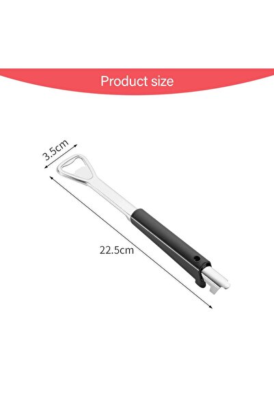 Noonedibs Desfăcător multifunctional de borcane și capace, inox reglabil 22.5...