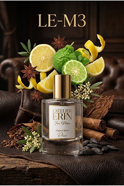 LATELİER ERİN Elegance Plus LE-M3 Erkek Parfüm 50 Ml