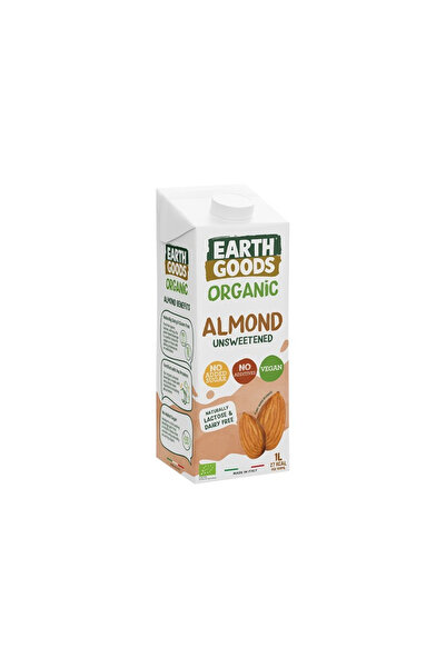 Earth Goods Organic Long Life Unsweetened Almond Milk - vegan, additives free...