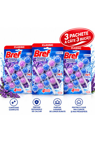 Bref Set 3x3 Power active lavender