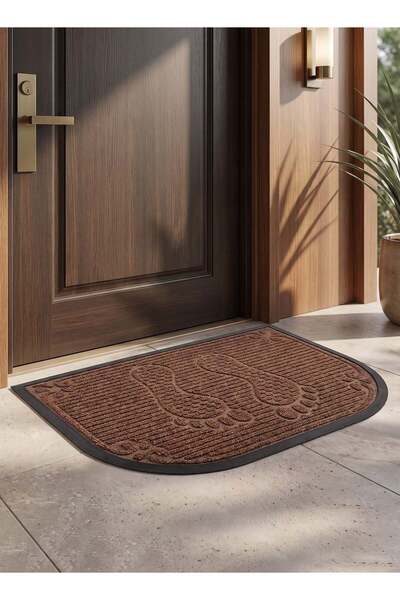 Taimi Heavy Duty Outdoor Door Mat 60x40cm, Water & Dirt Resistant, Non-Slip R...