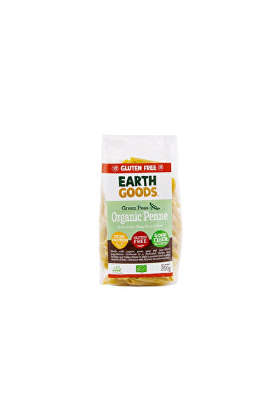 Earth Goods Organic Green Peas Penne Pasta - GMO free, gluten free