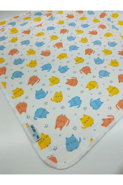 minnakya Newborn Baby Blanket Cotton Single-Layer Ribbed Combed Cotton Stroller Cover 80*90