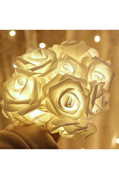 EHOME 20LED Rose Flower Garland Fairy Light Holiday Party Room Décor Safe Odo...