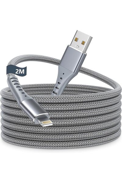 Generic URBAN Phone Charger Cable 2m Lightning Cable MFi Certified Long Phone...