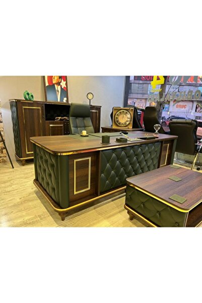 ERDEM KARDESLER OFİS MOBİLYALARI WABASSO MAKAM TAKIMI MOBİLYASI 5 PARÇA