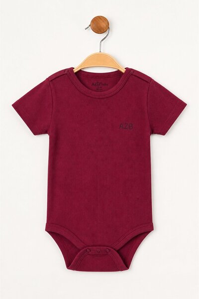Aziz Bebe Baby Boy Girl 100% Cotton Bodysuit & Bodysuit with Snap Fasteners