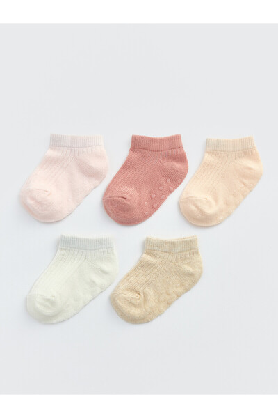 LC Waikiki Two Mt Shop Quality Lcw Baby Pink Plain 5-Piece Pack Baby Girl Boo...