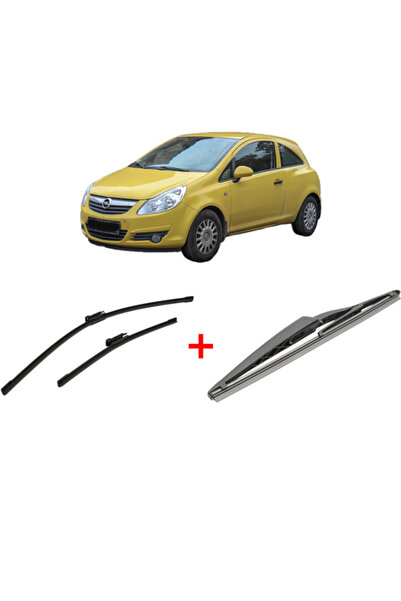 Bosch Σετ 3 υαλοκαθαριστήρων OPEL CORSA D Hatchback Van (S07) 2006-2014, για ...