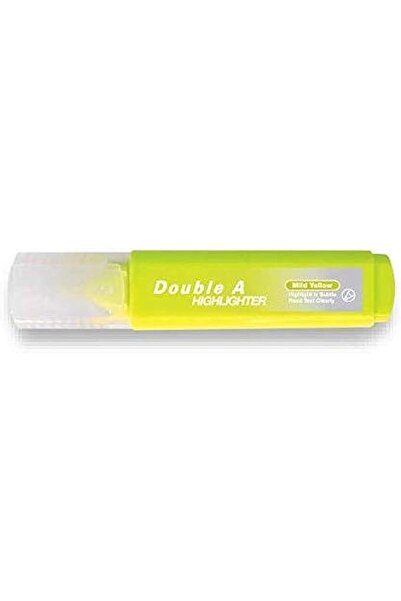 DOUBLE A Highlighter Mild Yellow Colour
