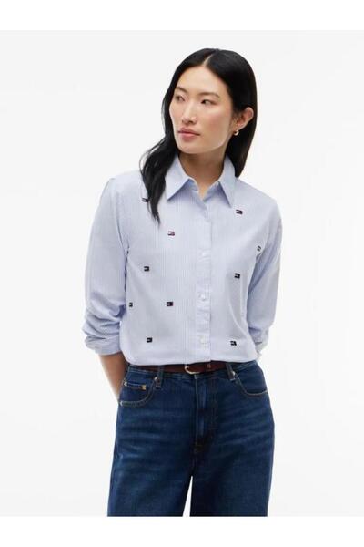 Tommy Hilfiger OXFORD EMB LS SHIRT
