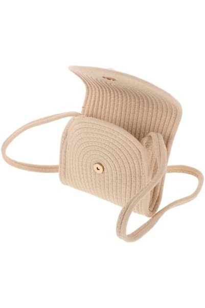 Generic LIFKOME Woven Straw Crossbody Bag for Women Mini Beach Purse Handcraf...