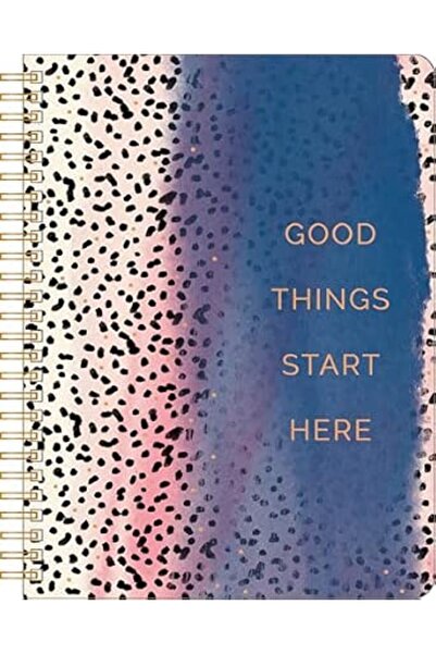 GENERAL Compendium Spiral Notebook - Good Things Start Here — A Designer Spir...