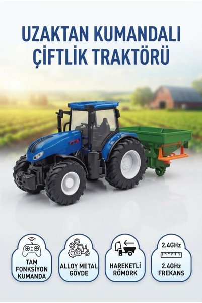 Tıfıl Toys Uzaktan Kumandalı Gerçek Görünüşlü 1:24 Ölçekli 6 Fonksiyonlu Çift...