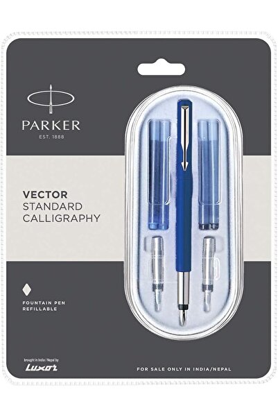 Parker قلم حبر فيكتور ستاندرد كاليغرافي سي تي (أزرق)