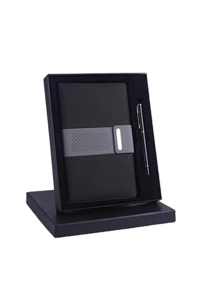 Classics Classic Leather A5 Notebook with Pen, Vintage Travel Notebook and Pe...