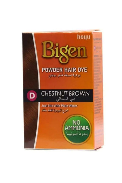 BİGEN Powder Hair Dye Chestnut Brown - 6g