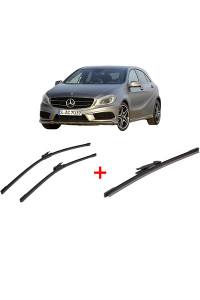 Bosch Σετ 3 υαλοκαθαριστήρων MERCEDES-BENZ A-CLASS (W176) 2012 - 2018, για πα...