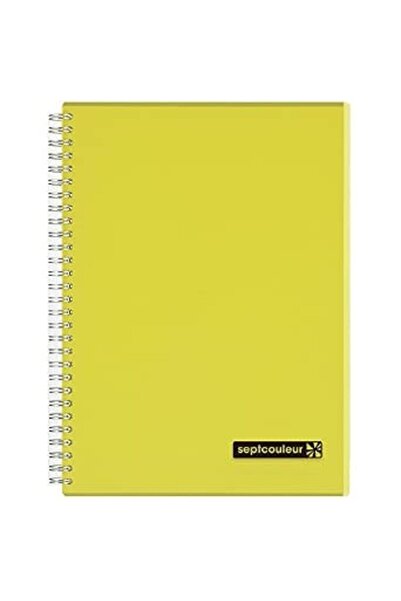 GENERAL SEPTCOULEUR B5 Notebook - Yellow