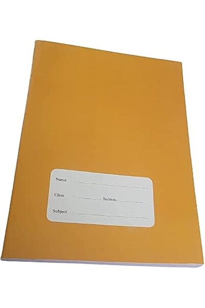 BNB School Notebook 100 Pages Single Line English, Brown, SL 100PAGES